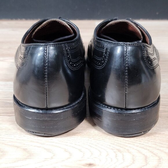 Allen Edmonds Townley Shoes Mens 8 D Black Oxford Leather  display picture 2